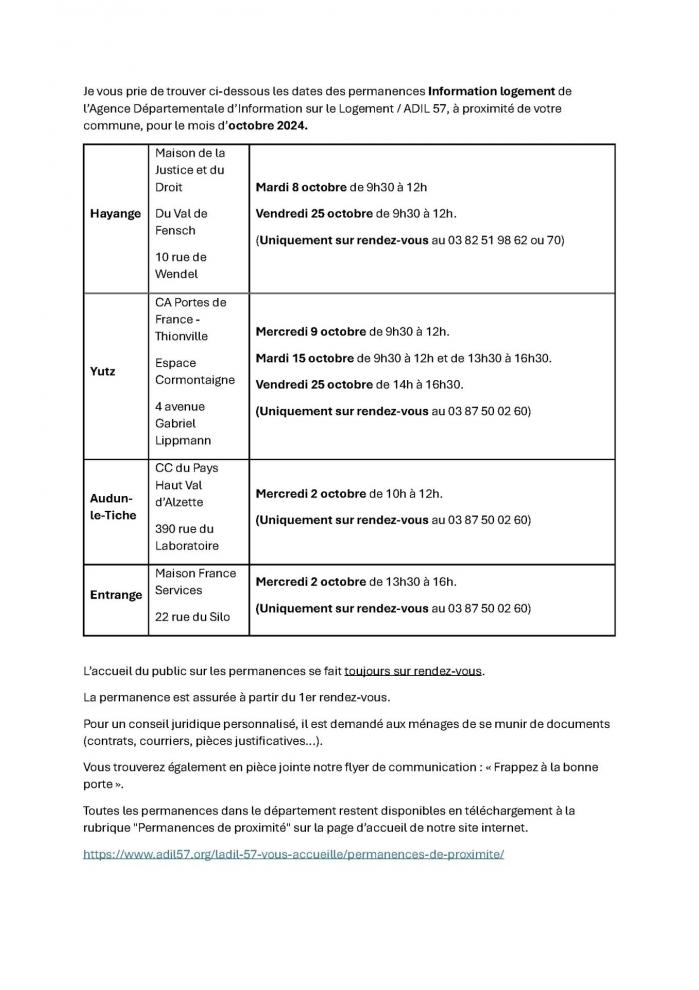 Infos adil57